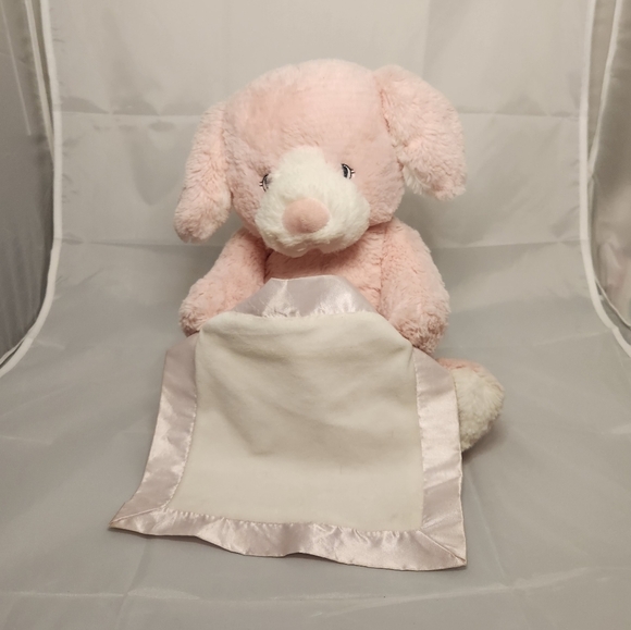 10" Gund Peek-A-Boo Puppy Animated Talking Plush Toy - Picture 1 of 11